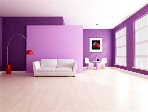 Decorar Un Salon Lila Y Gris Pared De Color Purple Living Room
