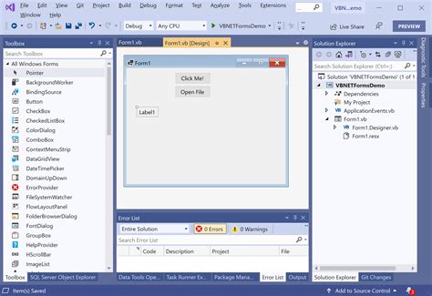 Explain Different Types Of Dialog Boxes In Visual Basic