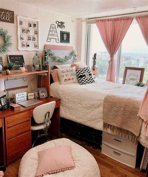 65 Clever Dorm Room Organizing Storage Ideas On A Budget College Bedroom Decor Dorm Room