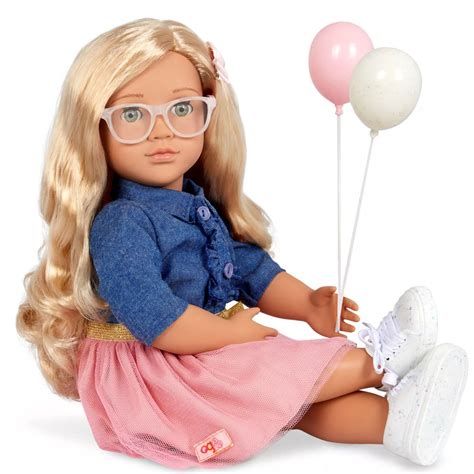 our generation emily posable 46cm party planner doll and storybook target australia