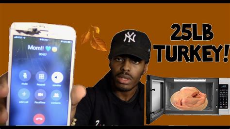 asking my mom how to cook a 25lb turkey in the microwave prank in person youtube