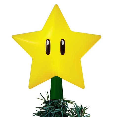 Tree Toppers Super Star Gen 2 Light Up Tree Topper Mario Christmas T