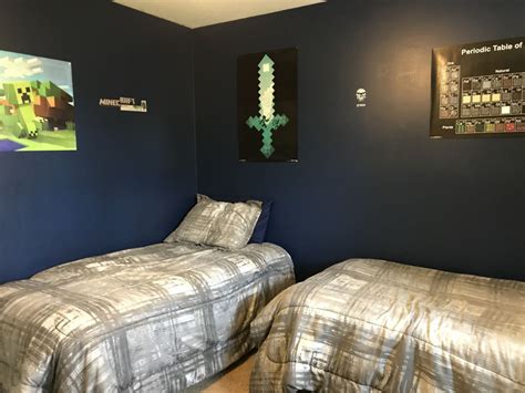 Minecraft bedroom mod 1.12.2 themed wallpaper decorations ideas in game wall art set decor real life. Minecraft Themed Bedroom! - Let's Talk, Create & Inspire ...