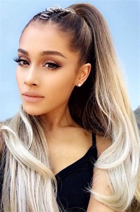 Best Ariana Grande Hairstyles Ariana Grande Frisur Ariana Grande Haar Haar Styling