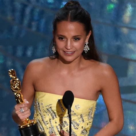Alicia Vikander Celebrated Her Oscars Win With Eating And Dancing