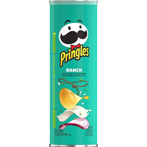 Pringles Papas Fritas Sabor Ranch 158 Gr Supermercados Stock