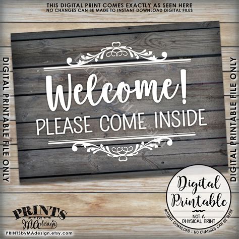 Welcome Sign Please Come In Sign Welcome Display Welcome To The