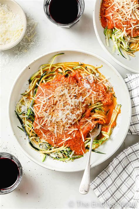 Minute Zucchini Spaghetti Recipe The Endless Meal