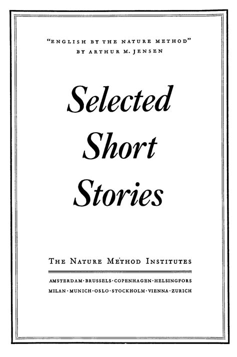Calaméo Selected Short Stories 2