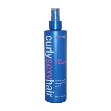 A popular gel for curly hair that has earned a loyal following of satisfied customers. Sexy Hair Curly Liquid Curling Gel by for Unisex - 8.5 oz Gel