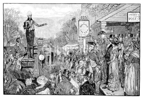 Secretary of state martin van buren will come to serve as jackson's vice president upon the resignation of calhoun. Andrew Jackson Giving A Speech Stock Photo | Thinkstock