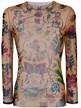 Shop Dsquared2 sheer tattoo print top Tattoo Shirts, Men's Shirts ...