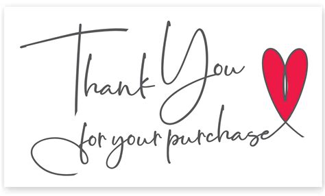 Free Thank You For Your Purchase Template Printable T - vrogue.co