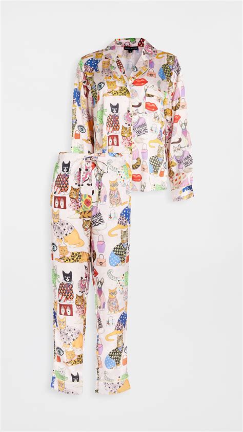 Karen Mabon Fashion Cats Pajama Set