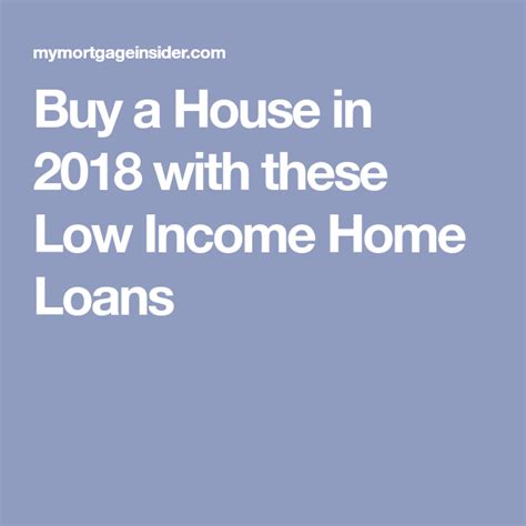 If you're wondering how to buy a house with low income, here are the top one question housing counselors often hear is, what counts as low income? if you make a reasonable income and can pay your bills, you may not. Buy a House in 2018 with these Low Income Home Loans | Low ...