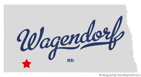 Map of Wagendorf, ND, North Dakota
