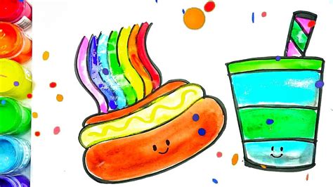 Hehe :) yana ade gadget untuk lukis doodle (kau hado??) nak lukis doodle yerr ? RAINBOW HOTDOG | Cara melukis hotdog pelangi untuk anak ...