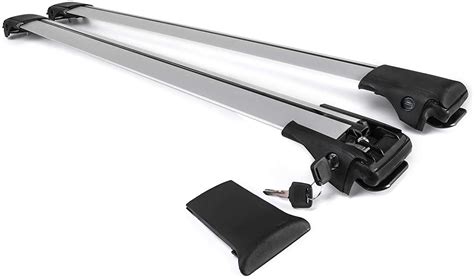 Universal Roof Rack Raised Side Rail Crossbars Rooftop Cross Bars