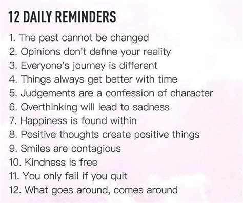 Positive Daily Reminders And Quotes To Brighten Your Day