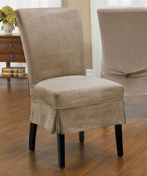 H.versailtex velvet dining chair covers stretch chair covers for dining room set of 6 parson chair slipcovers chair protectors covers dining, soft thick solid velvet fabric washable, peacock blue. Look what I found on #zulily! Driftwood New Luxury Suede ...