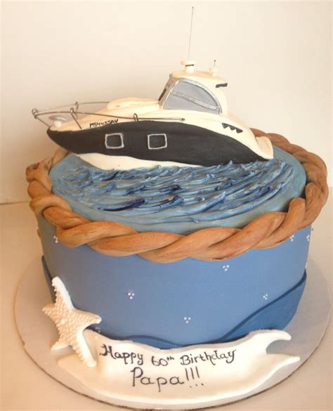 Boat Cake Boat Cake Fishing Theme Cake Nautical Birthday Cakes