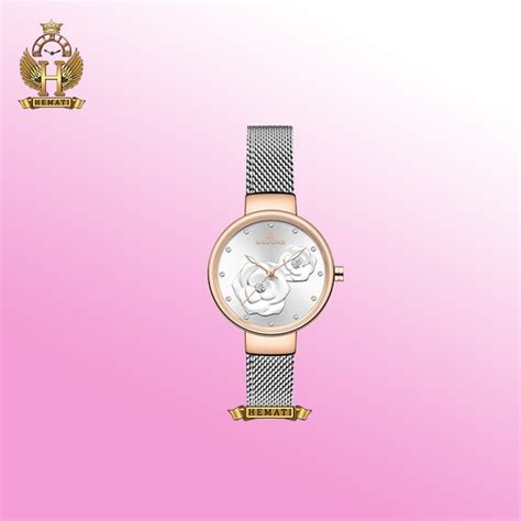 100% of buyers enjoyed this product! ساعت مچی زنانه نیوی فورس NF5013L رنگ نقره ای-رزگلد | گالری ...