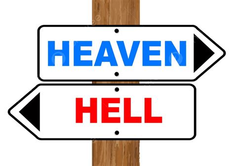 Heaven And Hell Direction Sign Heaven Blue Vector Vector Heaven Blue