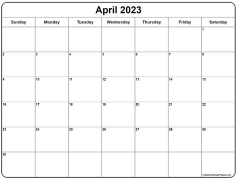 April 2023 Blank Calendar Get Calendar 2023 Update
