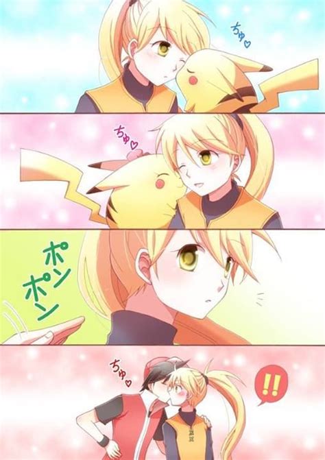 Specialshipping Kiss Pokemon Firered Pokemon Manga Pokemon
