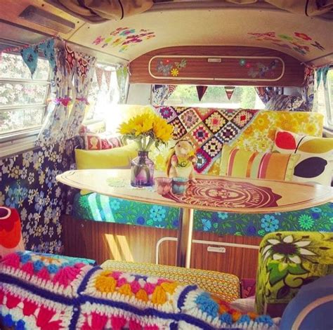 So Vintage 😍 Hippie Camper Camper Decor Hippie Car
