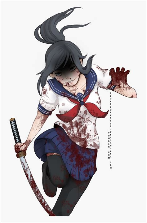 Ayano Aishi Yandere Chan Anime Hd Png Download Transparent Png Image