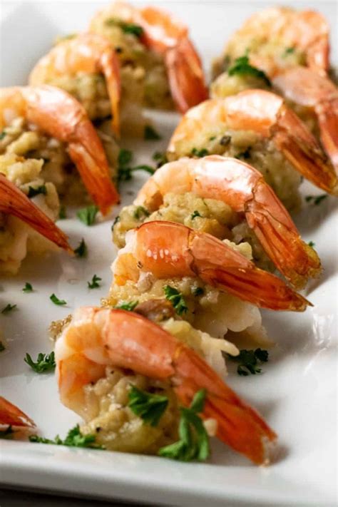 Easy Baked Stuffed Shrimp Just 20 Minutes Zona Cooks