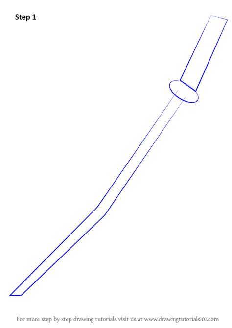 Learn How To Draw A Katana Sword Swords Step By Step Drawing Tutorials