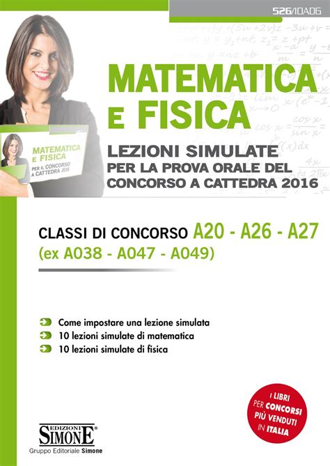 Ebook Matematica E Fisica Prova Orale Edizioni Simone
