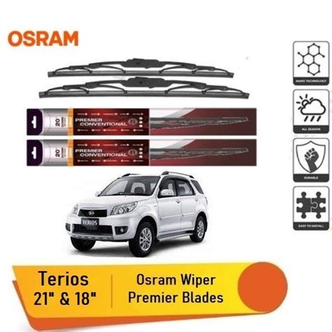 Jual Osram Sepasang Wiper Premier Mobil Daihatsu Terios 21 18