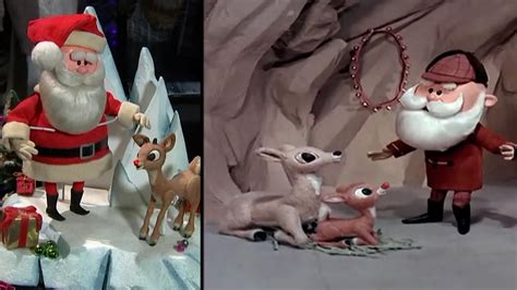 Santa And Rudolph Figures From Tv Special Up For Auction Youtube