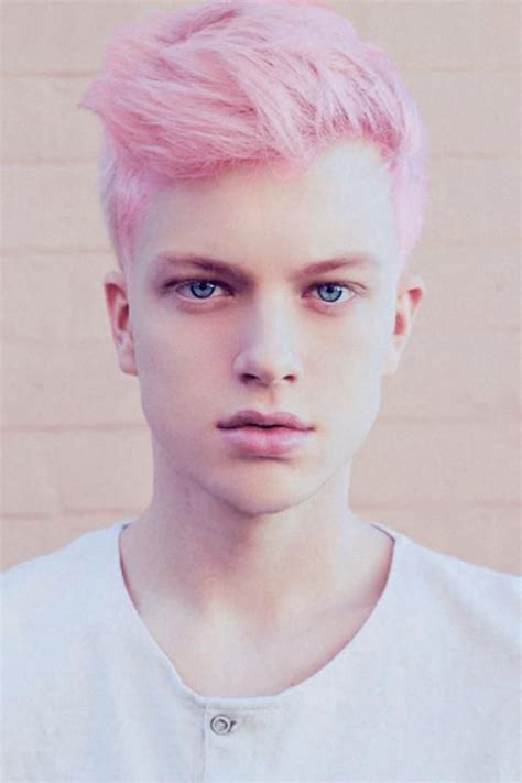 Boy With Pink Hair Mens Hair Colour Pastel Hair Men Hair Color