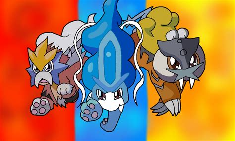 What Are The Three Legendary Dogs In Pokemon