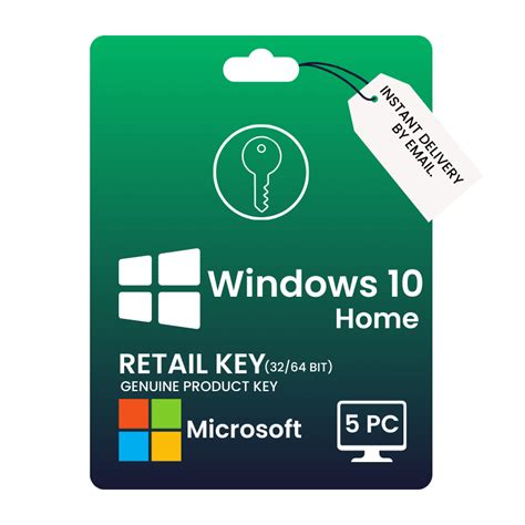 Microsoft Windows 10 Home Retail Key Bundle Zone