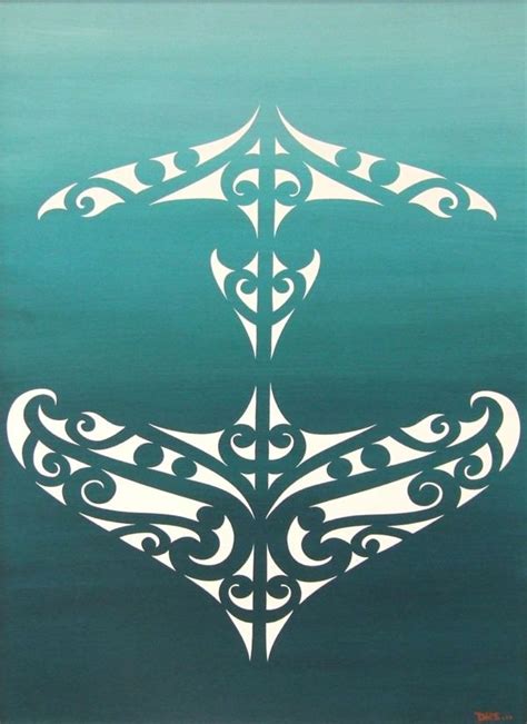 White Maori Design On Green Background Maori Art Tribal Art Designs