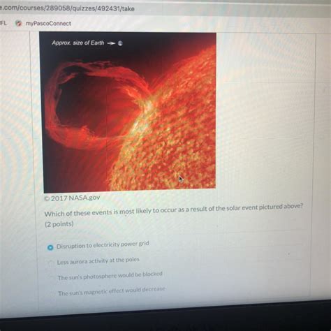( ) to provide students with basic information about climate change. What Effect Do Solar Flares Have On Earth Brainly - The ...