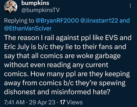 Rippaverse Goalposts On Twitter Eric July And Ethan Van Sciver Are