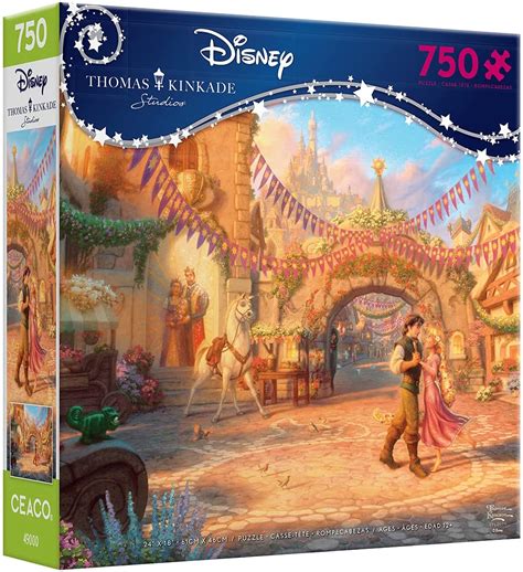 Ceaco Aladdin Disney Thomas Kinkade 750 Piece Puzzle I Love Puzzles