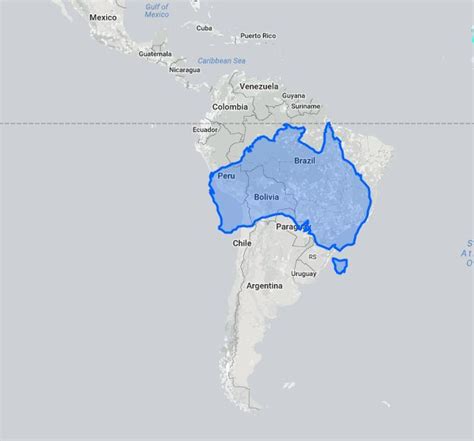 Australia Vs Usa Land Size / Usa - Nilai Warna