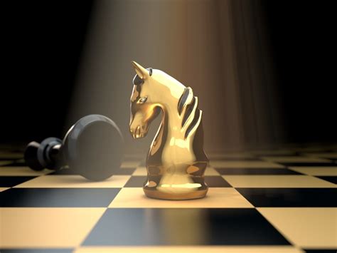 3d Animated Chess Board Knight Logo By What A Story On Dribbble