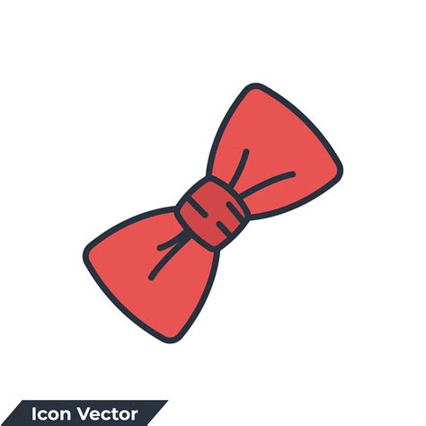 Bow Tie Icon Logo Vector Illustration Bow Tie Symbol Template For