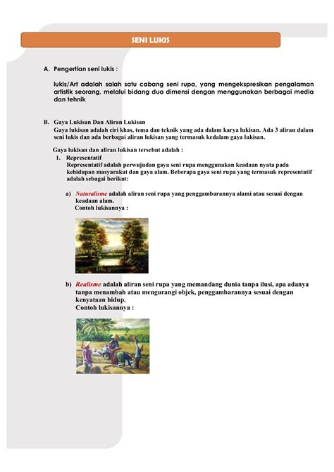 Aliran Seni Rupa Yang Penggambarannya Sesuai Keadaan Jiwa Perupa Adalah