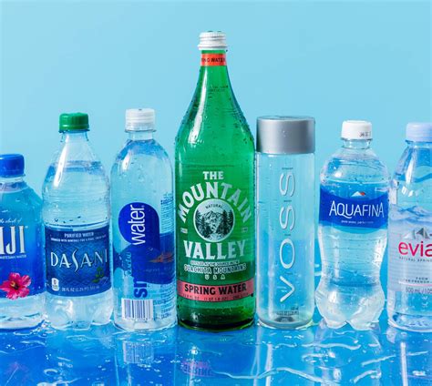 The Most Popular Bottled Waters Ranked Water Bottle Water Branding