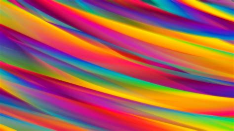 Download Wallpaper 1920x1080 Lines Multicolored Rainbow