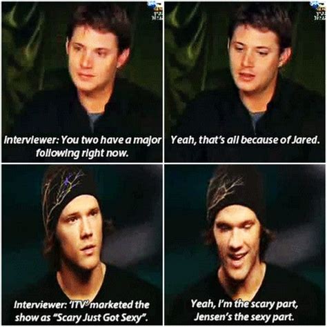 This And This Is What Makes Supernatural The Best Tv Show Ever The Bond Between Jensen Ackles